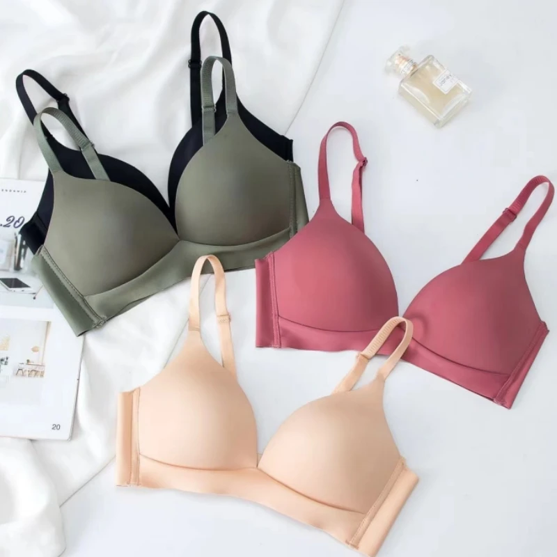 Bralette Wireless Soft - Bra Push-Up Tanpa Jahitan Gaya Jepang