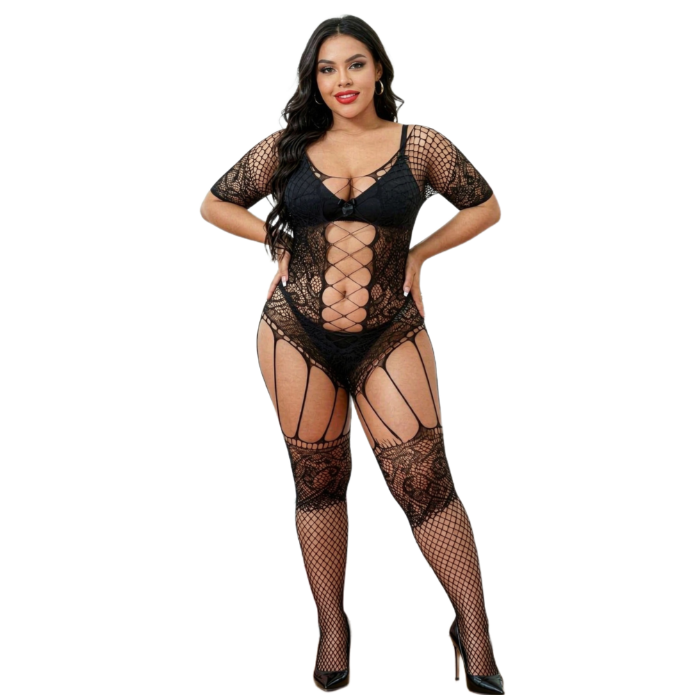 Bodystocking Fishnet - Bodystocking dan pakaian dalam model bodysuit