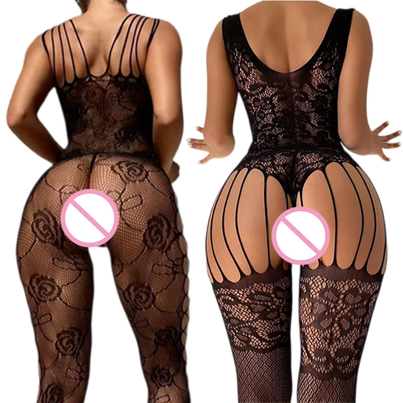 Stoking Tubuh Melar Lembut Tan - Bodystocking Fishnet ulasan dan harga