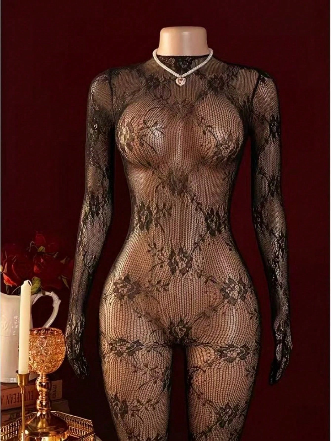 Bodystocking Jaring Ikan Wanit - Bodystocking Fishnet ulasan dan harga