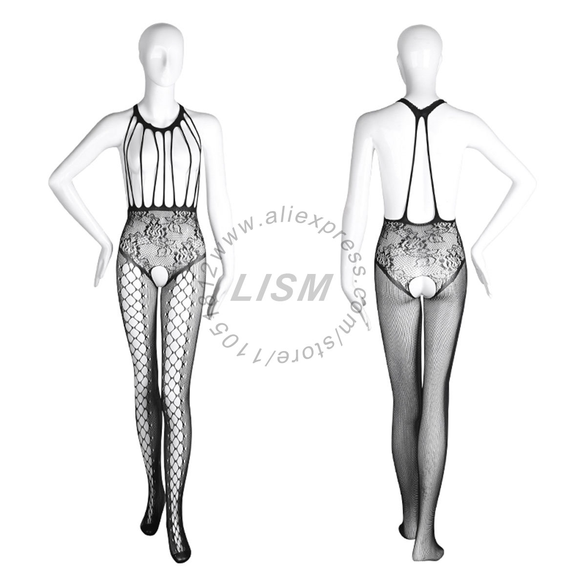 LISM Bodystocking Seksi Model  - Bodystocking Fishnet ulasan dan harga