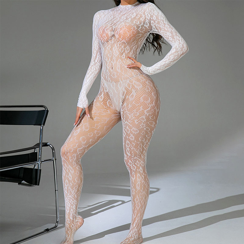 Bodysuit Jaring-jaring Macan T - Bodystocking Fishnet ulasan dan harga
